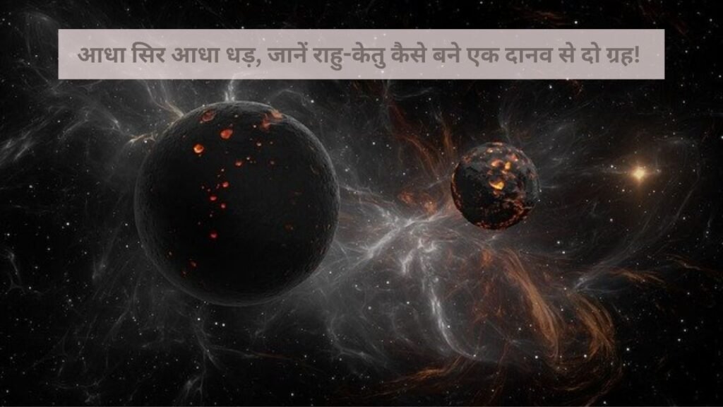 आधा सिर आधा धड़, जानें राहु-केतु कैसे बने एक दानव से दो ग्रह! आधा सिर आधा धड़, जानें राहु-केतु कैसे बने एक दानव से दो ग्रह!